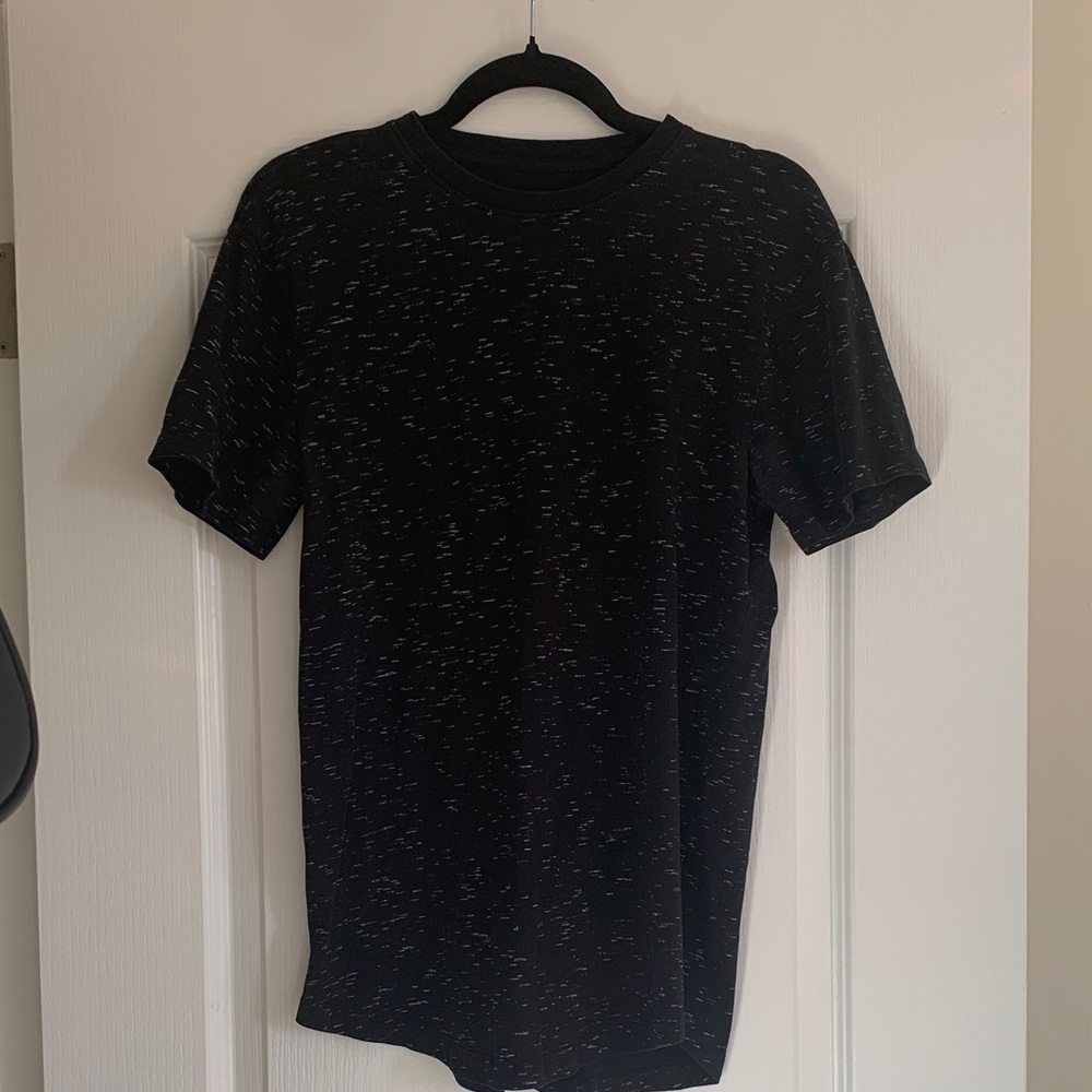Stylish Black Speckled Men's T-Shirt